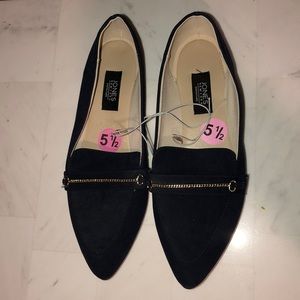 Navy Blue Jones New York Signature Flats Sz 5.5